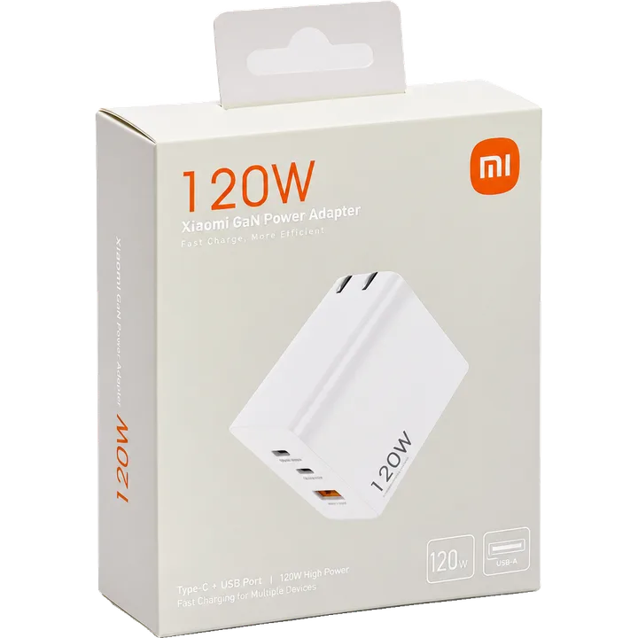 Cargador Xiaomi 120W 3 puertos