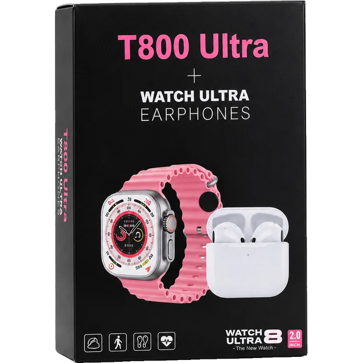 Smartwatch T800 Ultra con audífonos